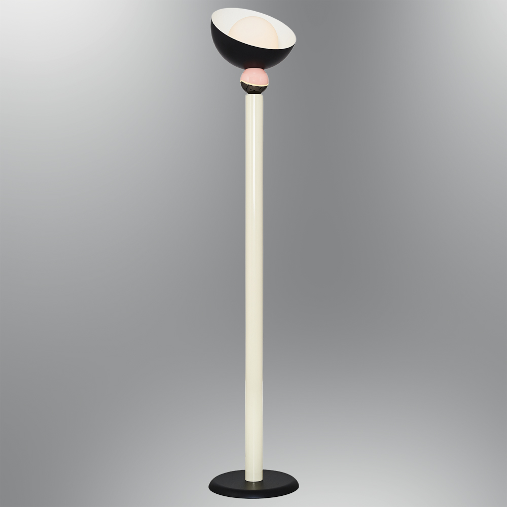 1 Kollu Gri-Siyah Opal Cam LED Lambader 30x165 cm — görsel 8