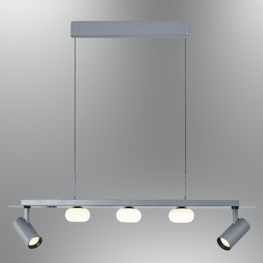 Grey-Black LED Chandelier 90x120 cm Grey-Black LED Chandelier 90x120 cm