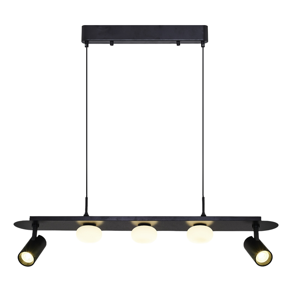 Grey-Black LED Chandelier 90x120 cm Grey-Black LED Chandelier 90x120 cm