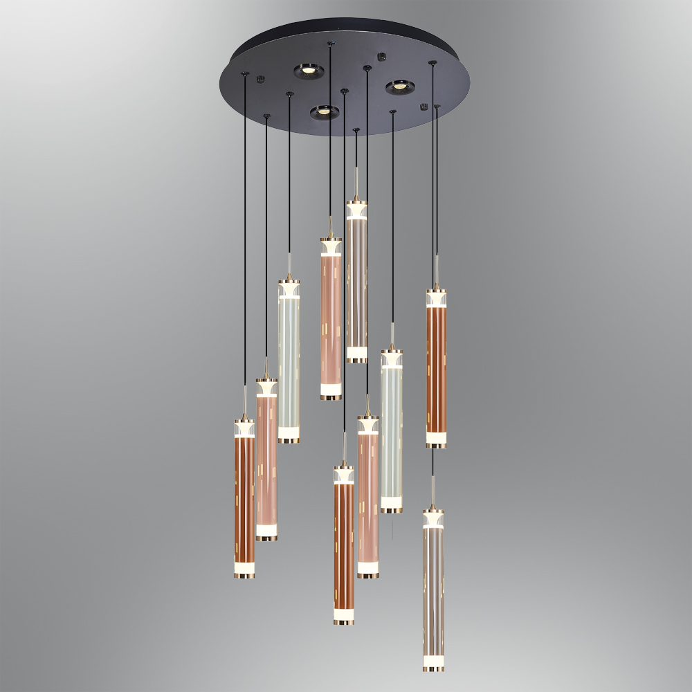 Verre LED Lustre 40x120 cm (65w) Cam LED Avize 40x120 cm (65w)
