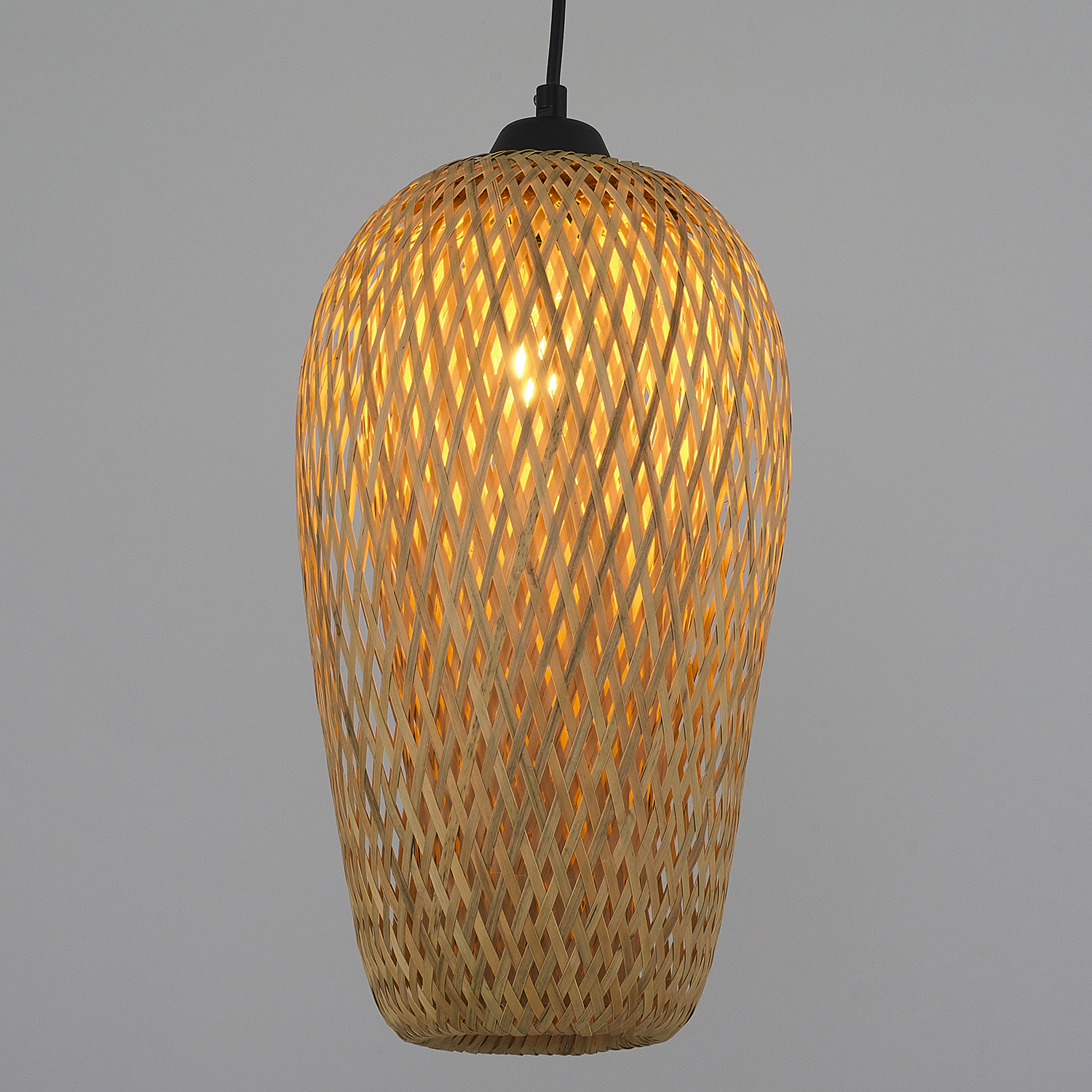 1 Arm Bamboo Rattan Chandelier 18x120 cm 1 Arm Bamboo Rattan Chandelier 18x120 cm