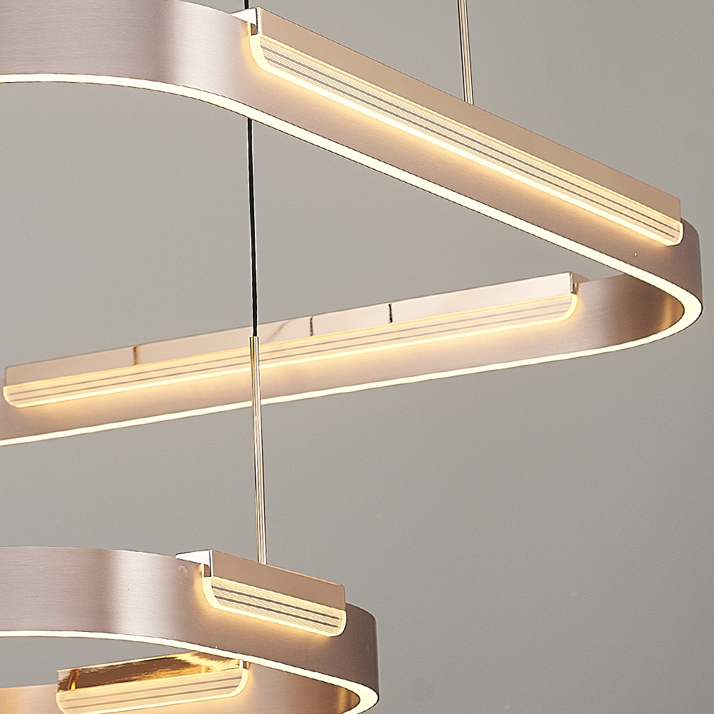 Akrilik LED Avize 112x150 cm — görsel 3