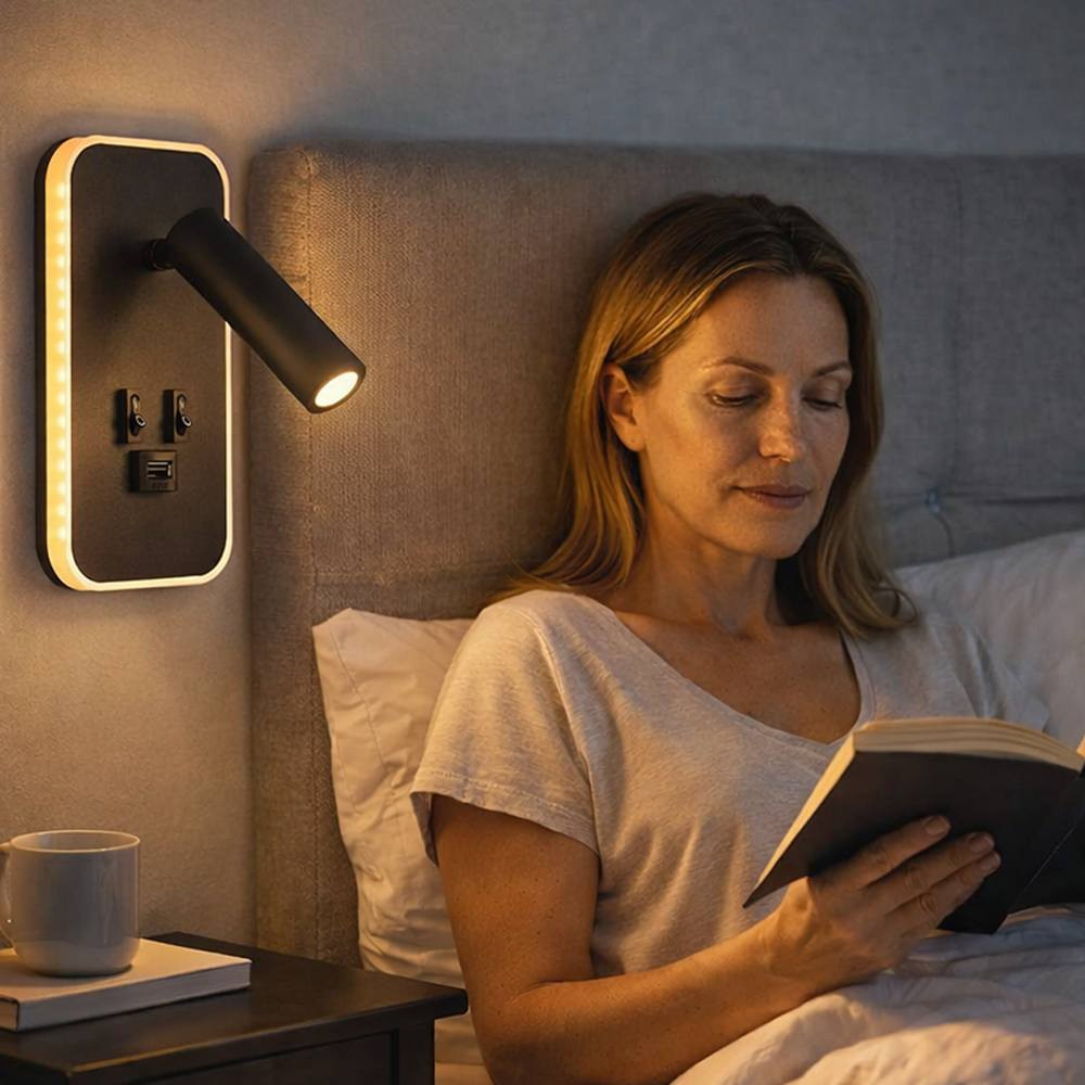 Sarı-Siyah Akrilik LED Aplik 7x11 cm — görsel 6
