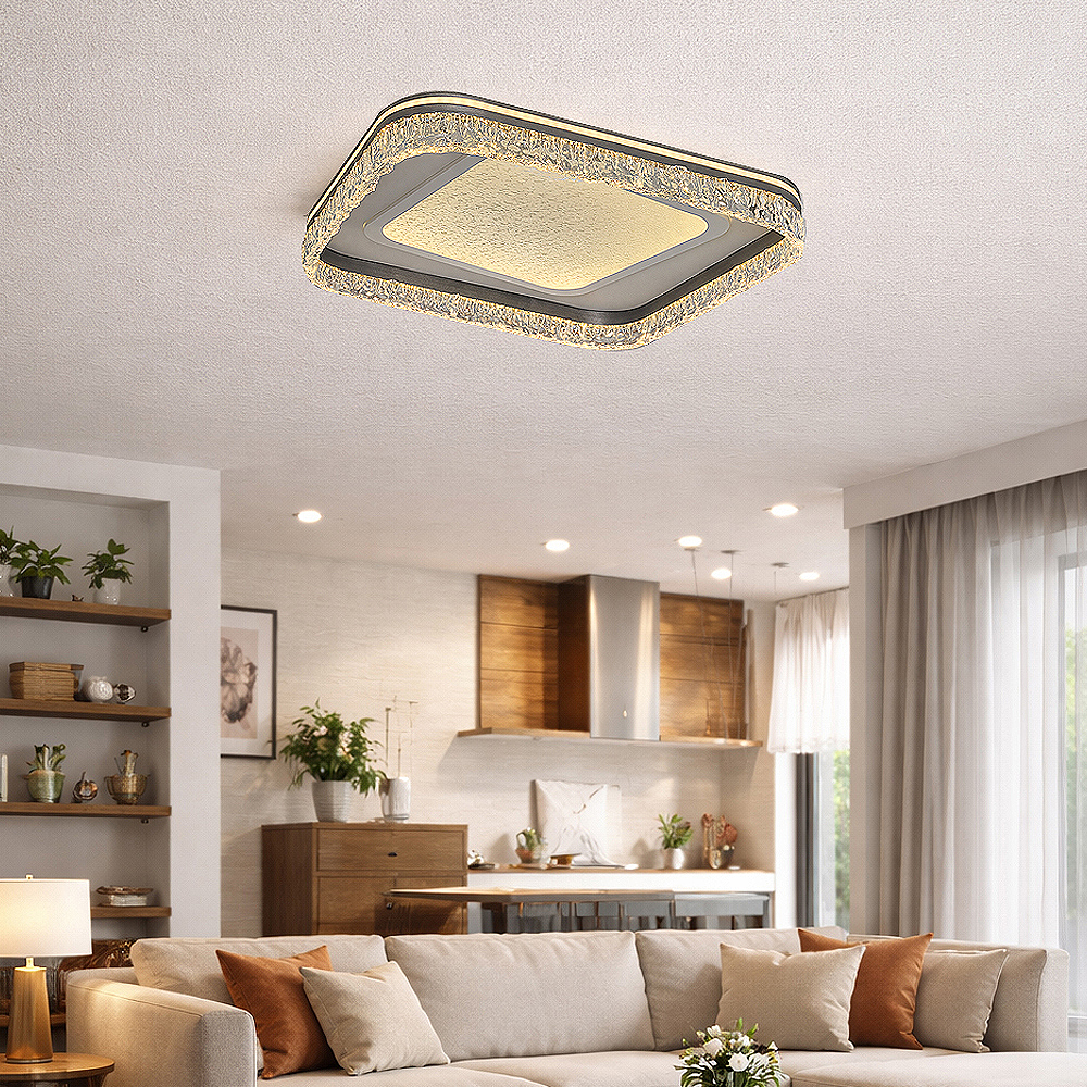 Akrilik LED Plafonyer 50x5 cm (52w) — görsel 4