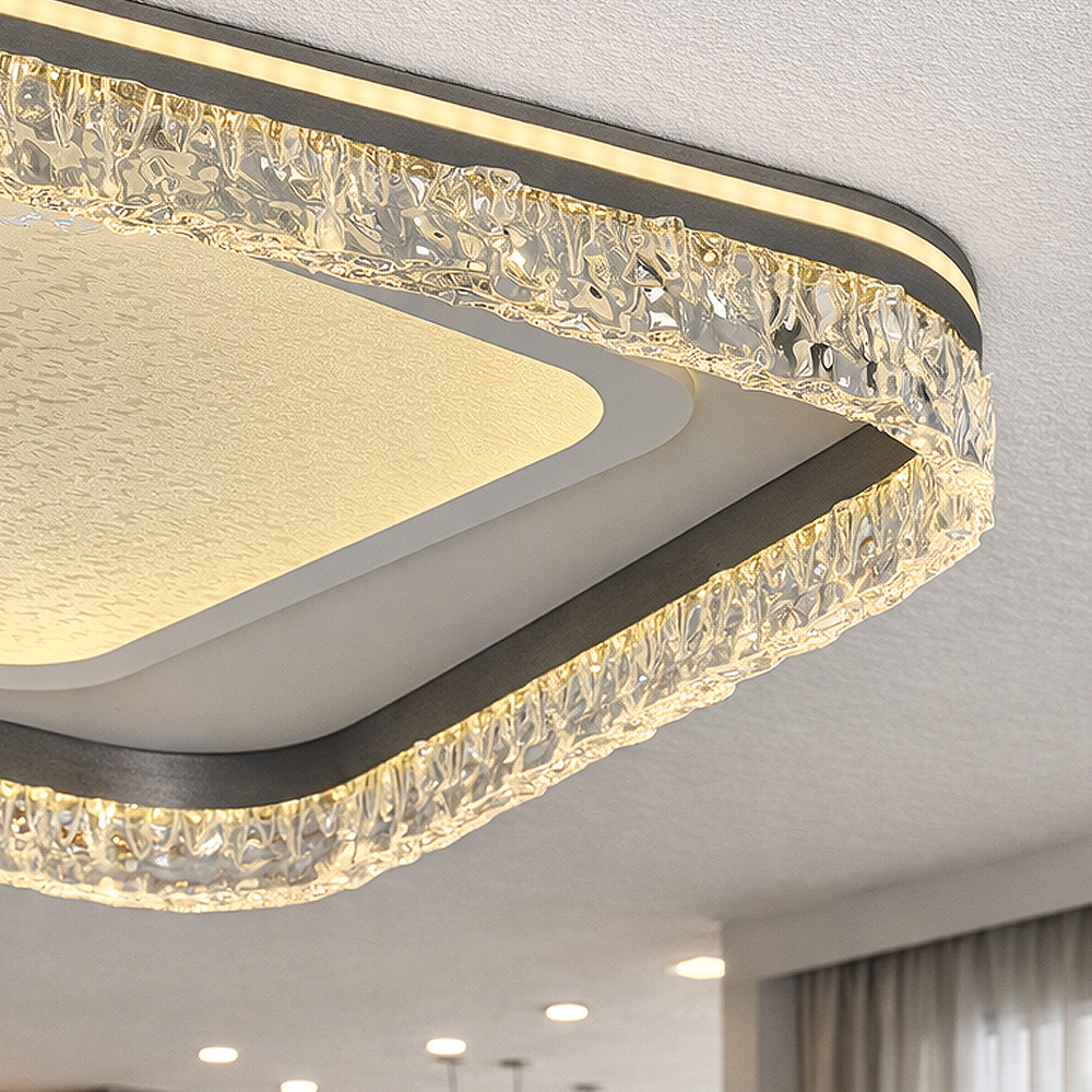 Akrilik LED Plafonyer 50x5 cm (52w) — görsel 5