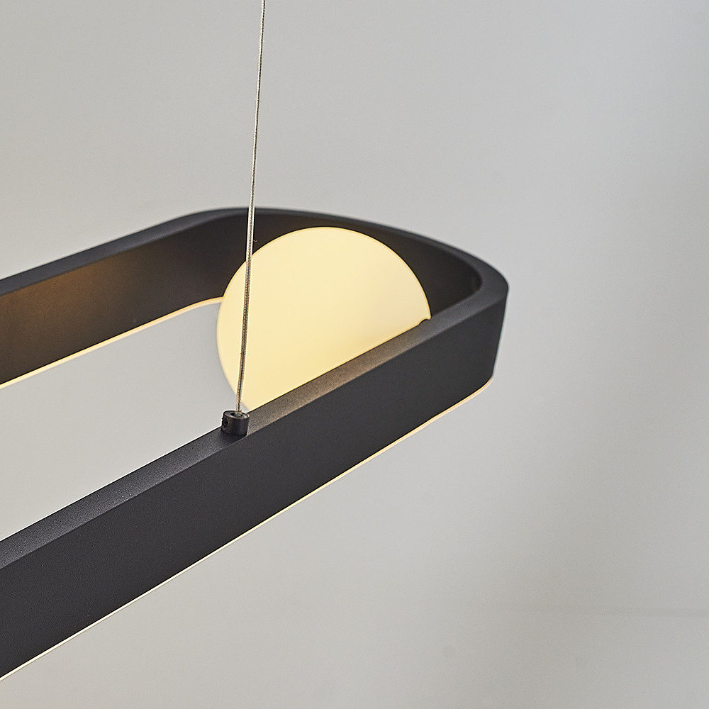 Opal Cam LED Avize 88x120 cm — görsel 2