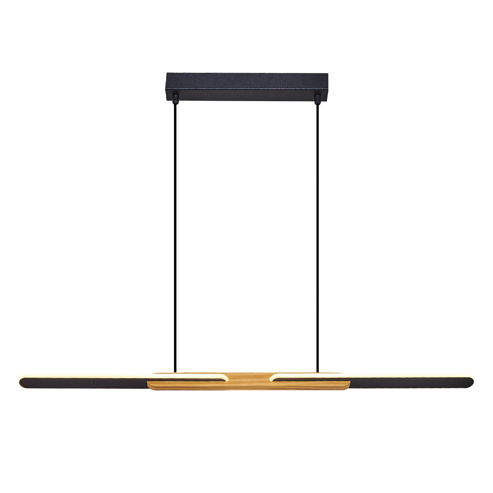 Ahşap LED Avize 117x120 cm — görsel 4