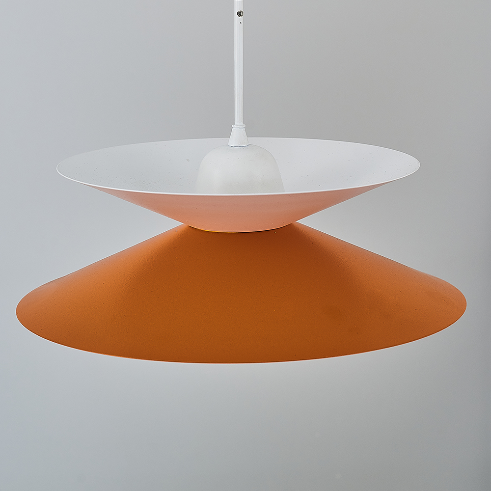 Turuncu-Eskitme Metal LED Avize 29x120 cm — görsel 2