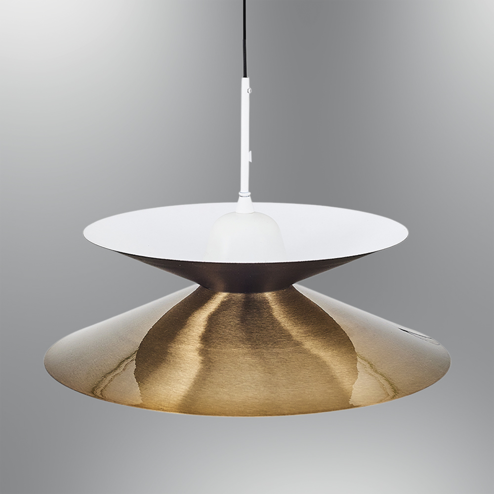 Turuncu-Eskitme Metal LED Avize 29x120 cm — görsel 5