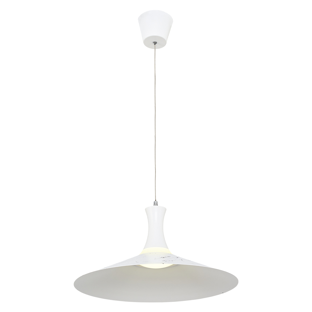Beyaz-Siyah Metal LED Avize 40x120 cm — görsel 2