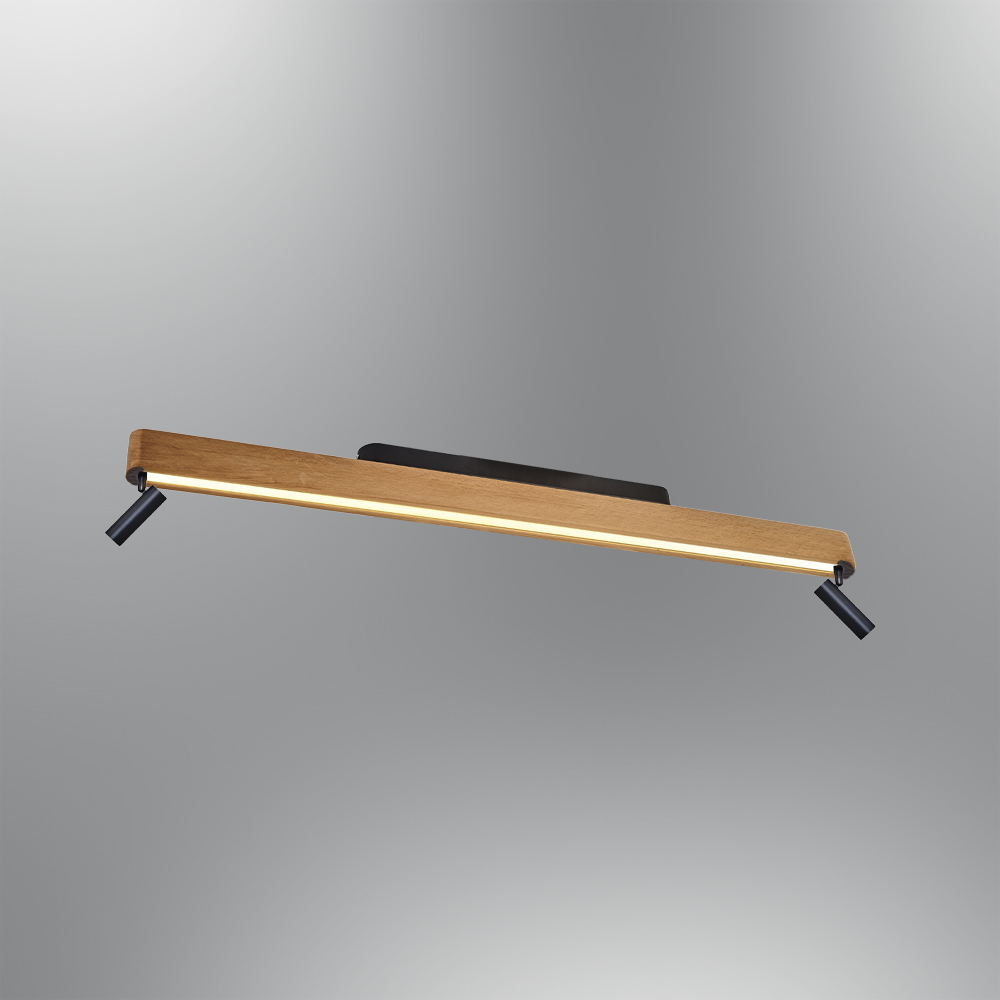 Ahşap LED Plafonyer 68x19 cm Ahşap LED Plafonyer 68x19 cm