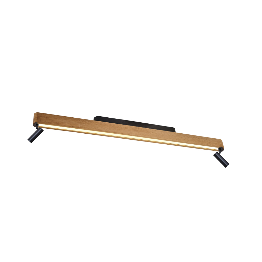Ahşap LED Plafonyer 68x19 cm Ahşap LED Plafonyer 68x19 cm