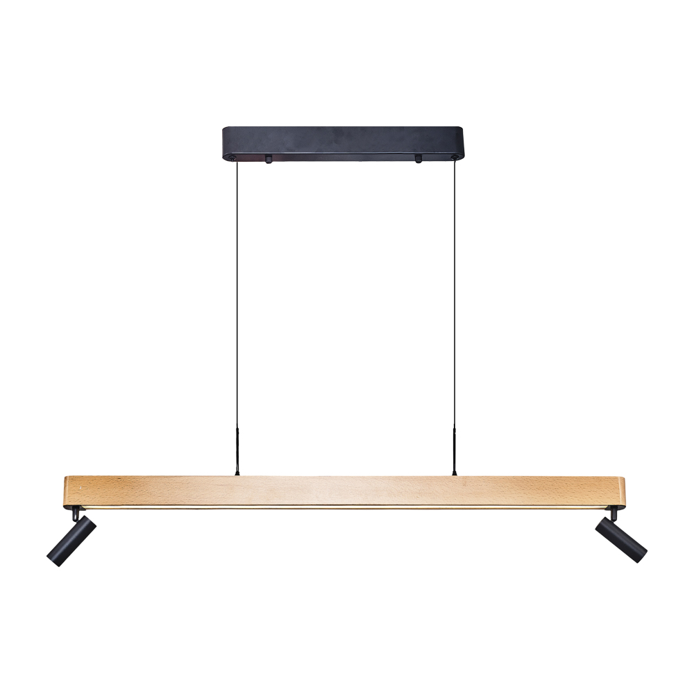 Ahşap LED Avize 102x120 cm — görsel 2