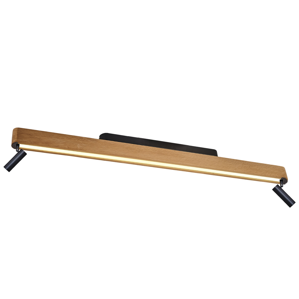 Ahşap LED Plafonyer 102x19 cm Ahşap LED Plafonyer 102x19 cm