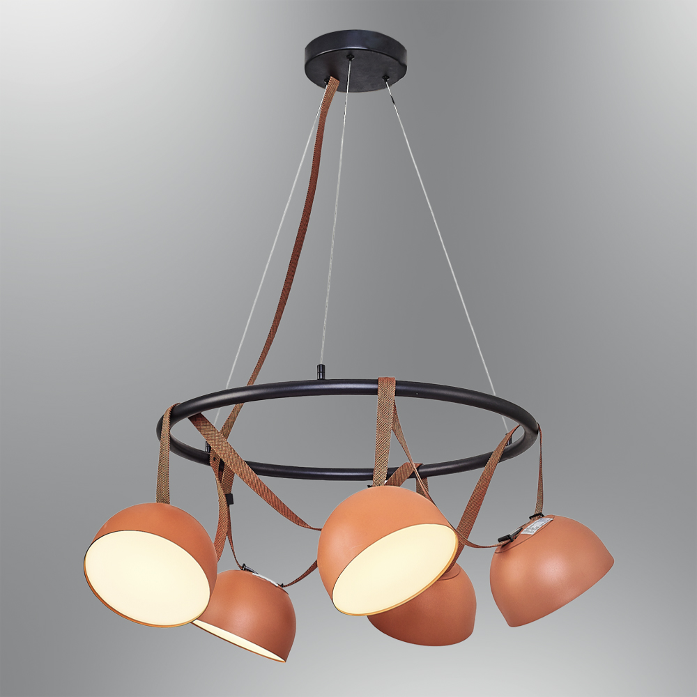 أحمر-أسود أكريليك LED ثريا 73x120 cm Kırmızı-Siyah Akrilik LED Avize 73x120 cm