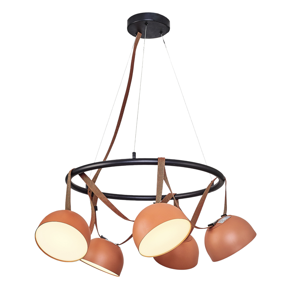 Kırmızı-Siyah Akrilik LED Avize 73x120 cm — görsel 2
