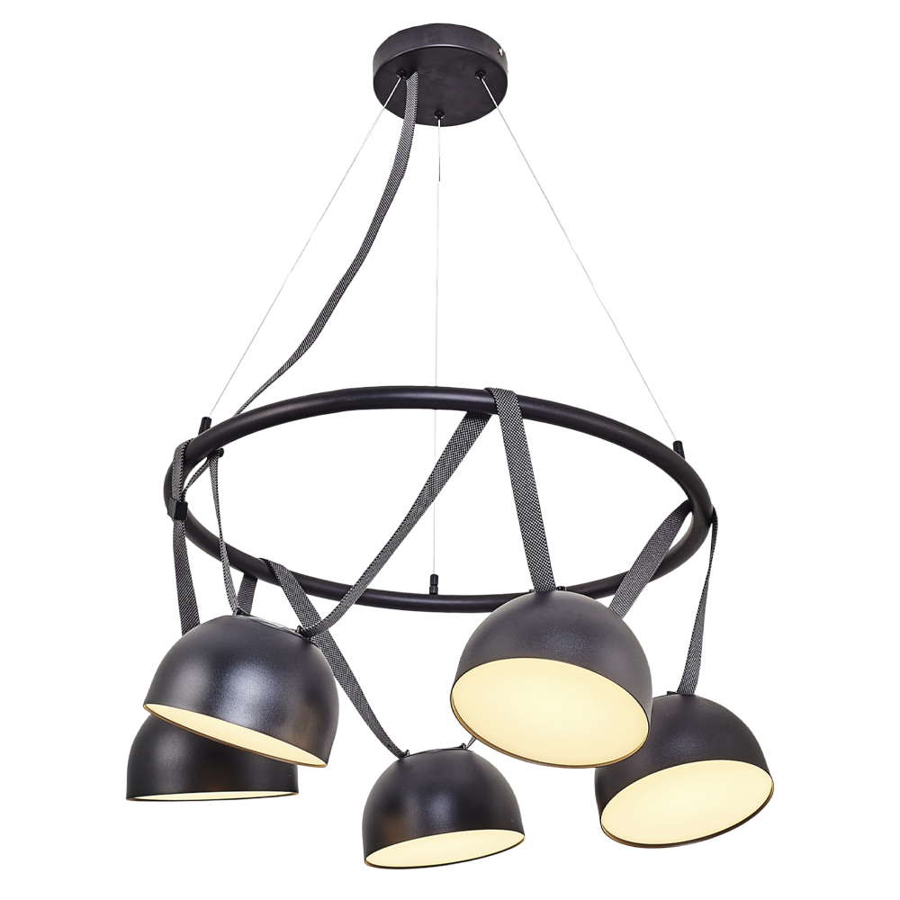 Kırmızı-Siyah Akrilik LED Avize 73x120 cm — görsel 6