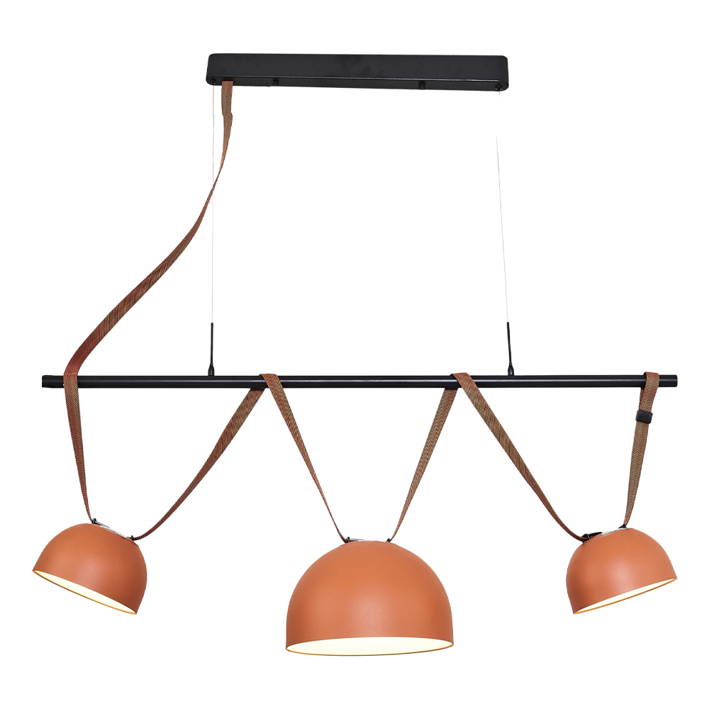 Kırmızı-Siyah Akrilik LED Avize 120x120 cm — görsel 2