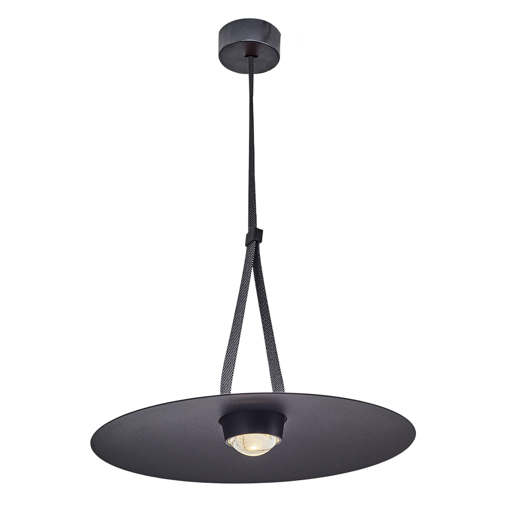 Kırmızı-Siyah Akrilik LED Avize 45x120 cm — görsel 3