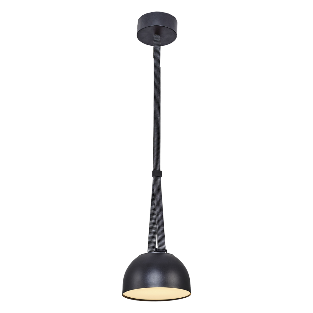 Kırmızı-Siyah Akrilik LED Avize 20x120 cm — görsel 3