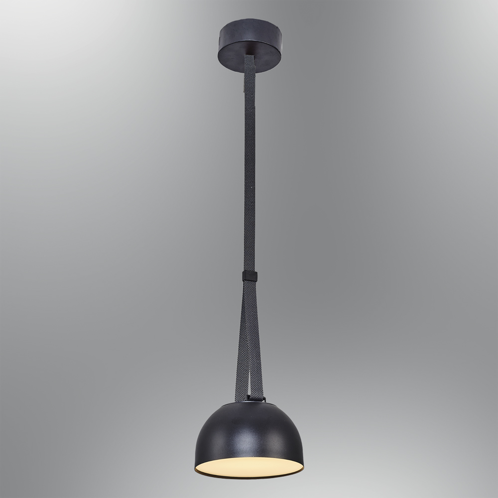 Kırmızı-Siyah Akrilik LED Avize 20x120 cm — görsel 4
