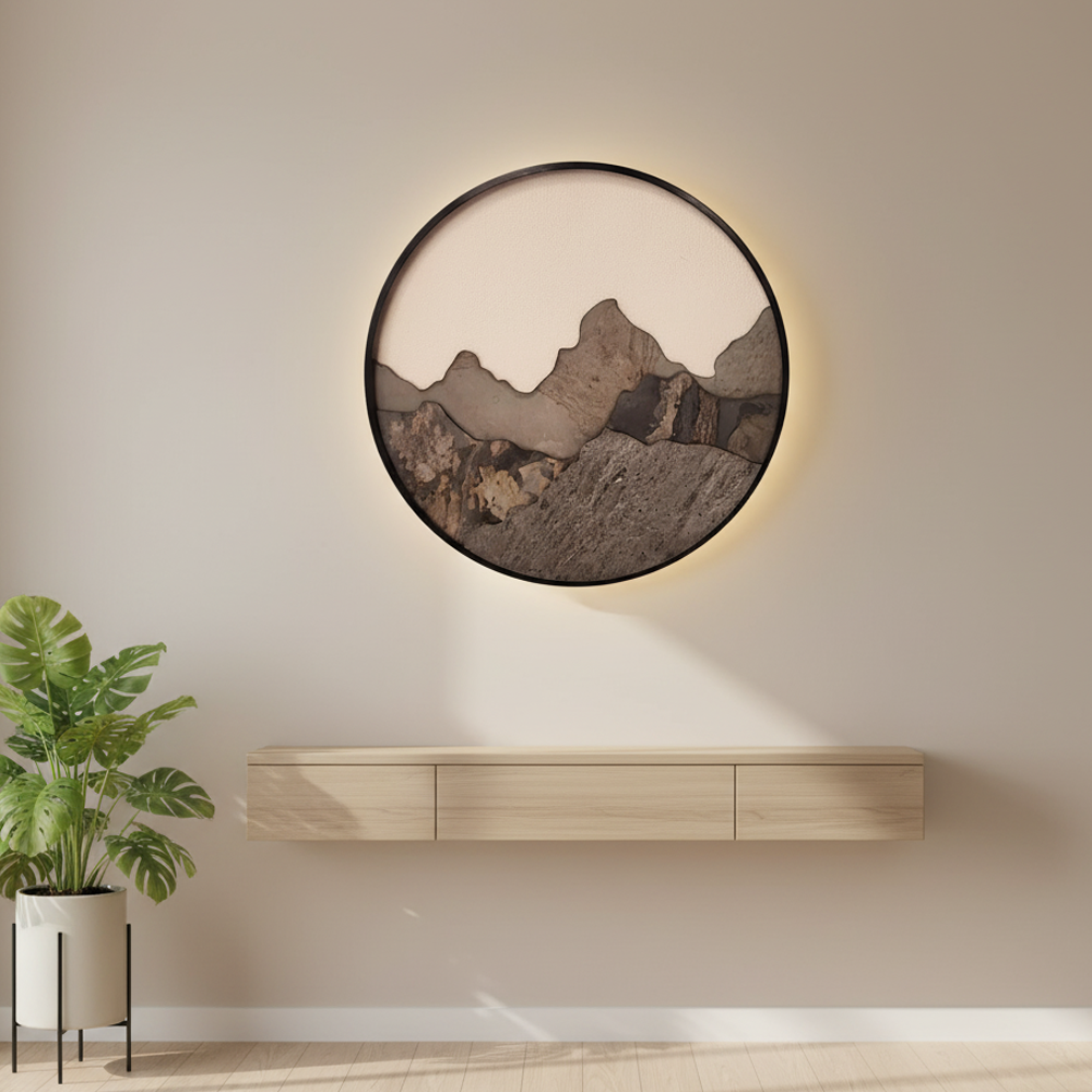 Akrilik LED Işıklı Duvar Tablosu 60x5 cm Akrilik LED Işıklı Duvar Tablosu 60x5 cm