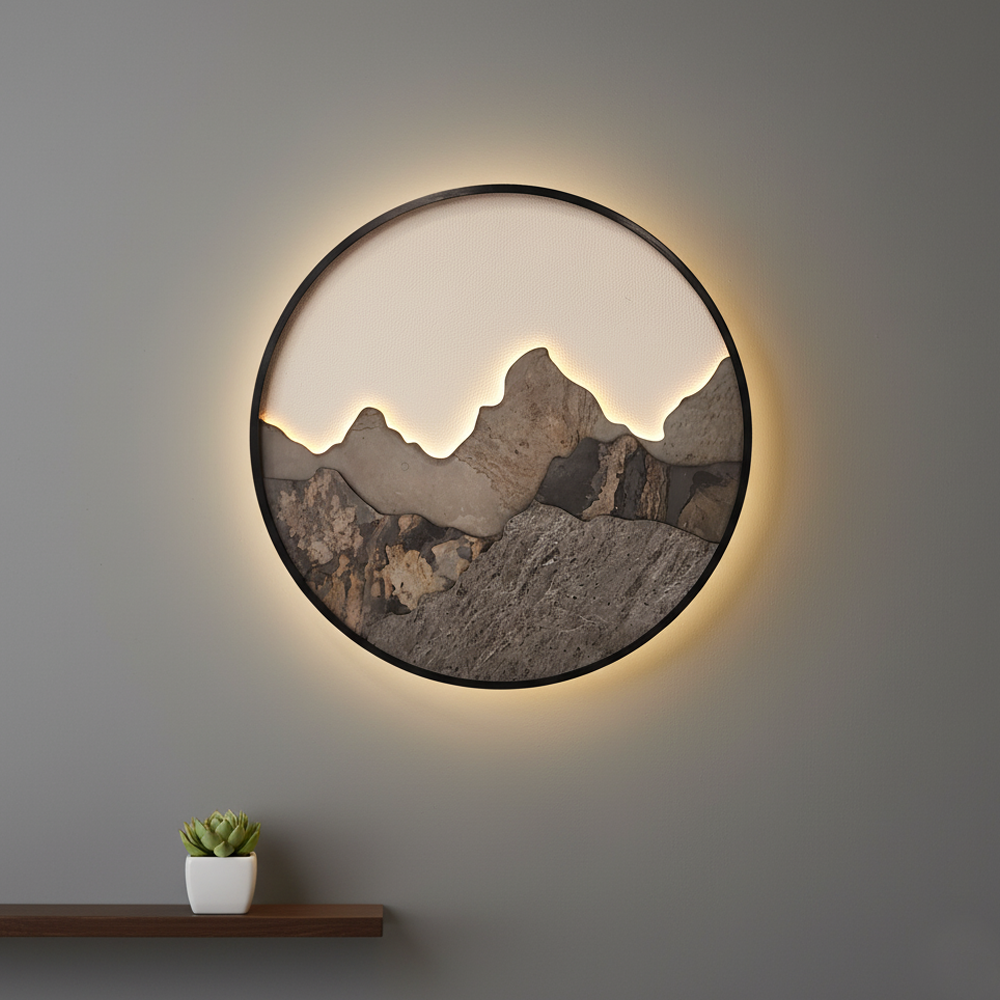 Acryl LED Beleuchtet Wand Bild 60x5 cm