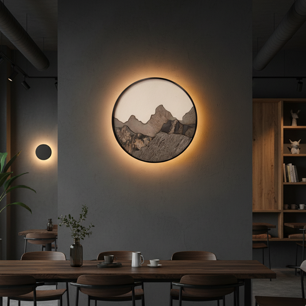 Acryl LED Beleuchtet Wand Bild 60x5 cm