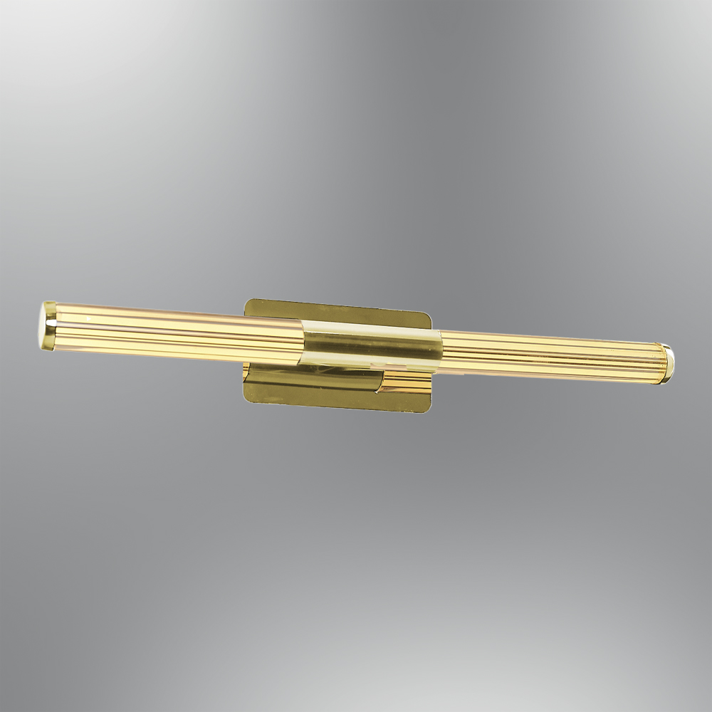 Sarı-Platin Akrilik LED Aplik 43x10 cm — görsel 4