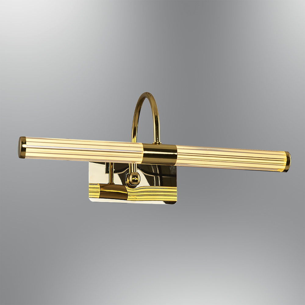 Sarı-Platin Akrilik LED Aplik 40x20 cm — görsel 4