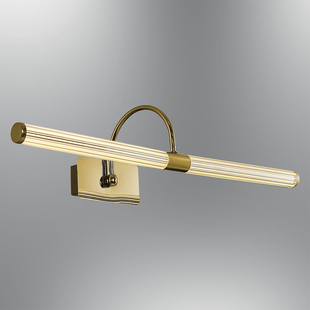 Sarı-Platin Akrilik LED Aplik 62x20 cm