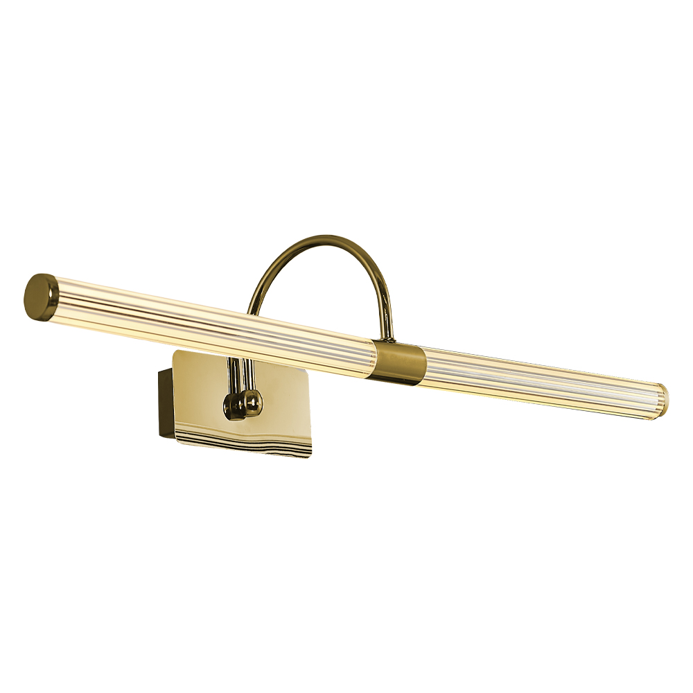 Sarı-Platin Akrilik LED Aplik 62x20 cm