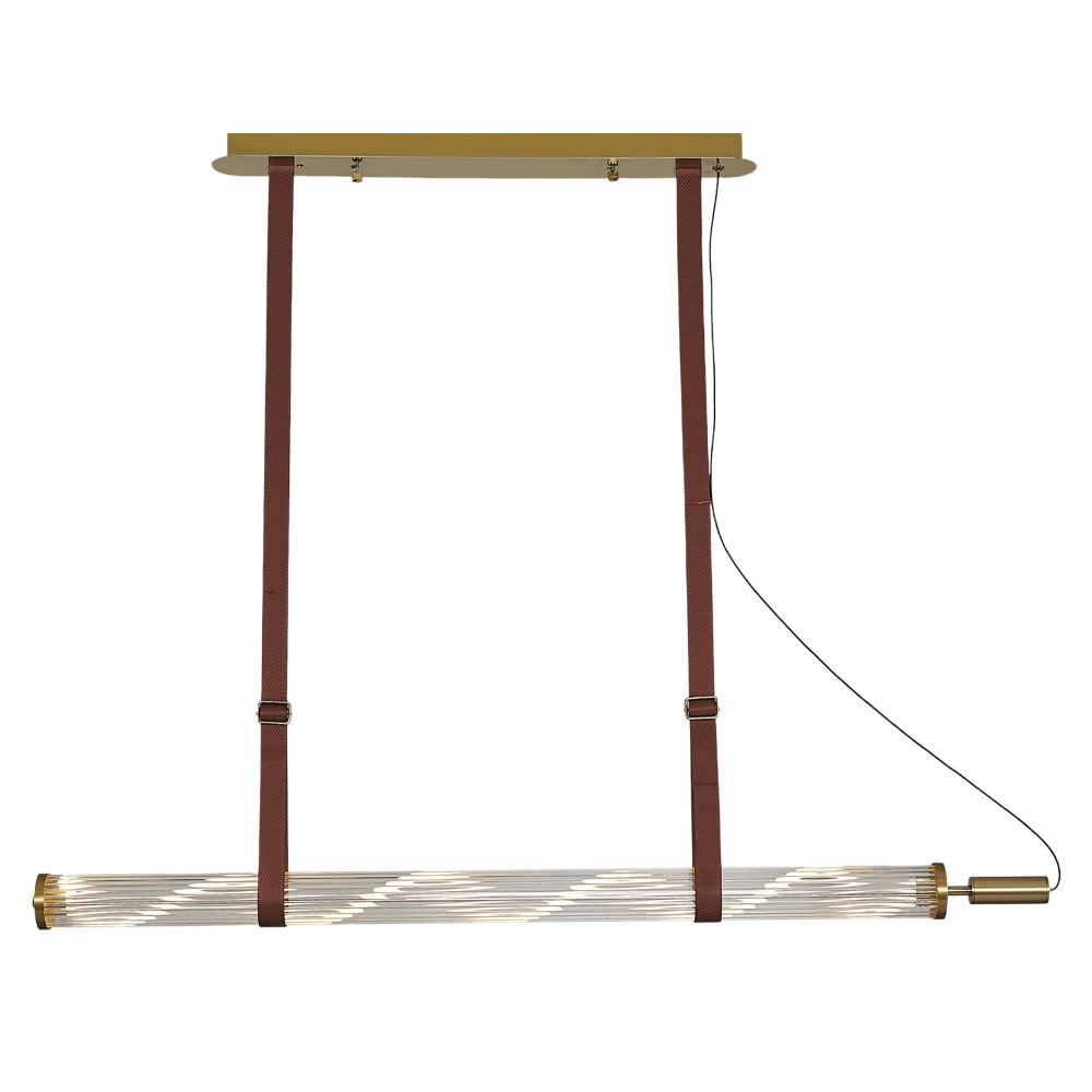 Kahve-Siyah Akrilik LED Avize 155x120 cm — görsel 2