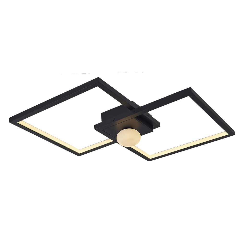 Siyah-Eskitme Akrilik LED Plafonyer 82x12 cm Siyah-Eskitme Akrilik LED Plafonyer 82x12 cm