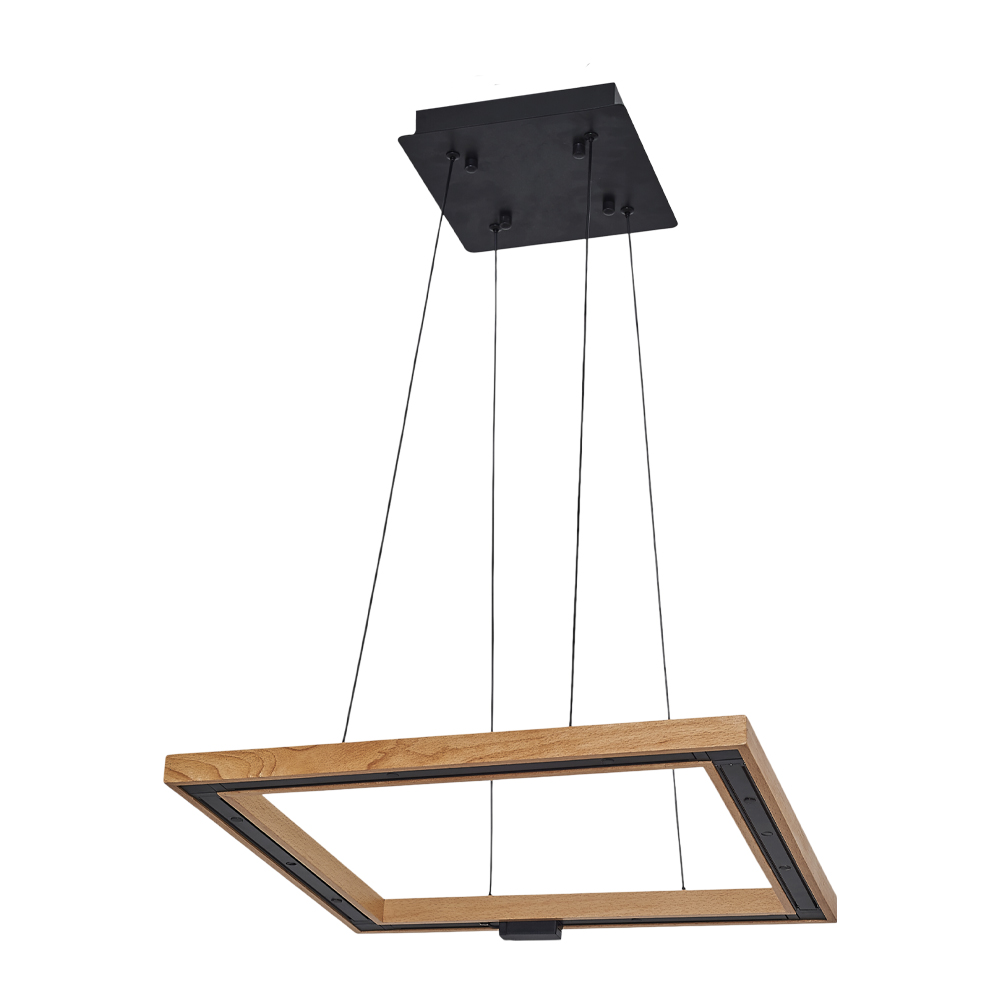 Wood LED Chandelier 50x120 cm Wood LED Chandelier 50x120 cm