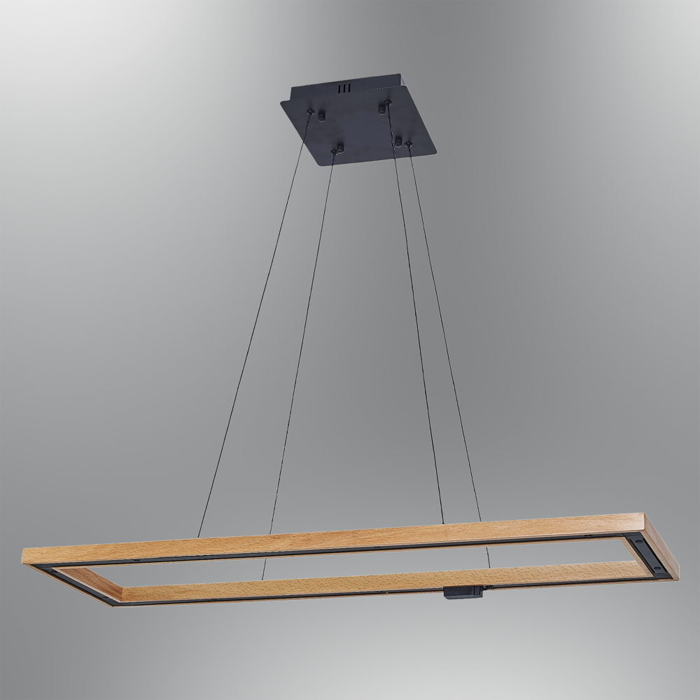 Wood LED Chandelier 100x120 cm Wood LED Chandelier 100x120 cm