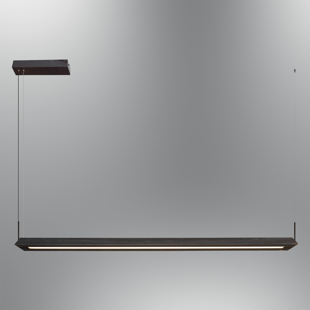 Meşe-Siyah Akrilik LED Avize 120x150 cm Meşe-Siyah Akrilik LED Avize 120x150 cm
