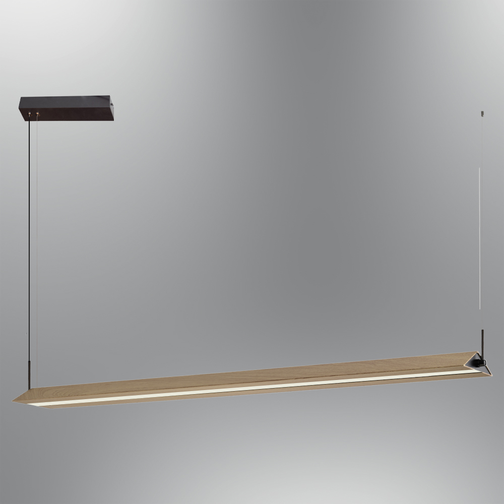 Meşe-Siyah Akrilik LED Avize 120x150 cm — görsel 4