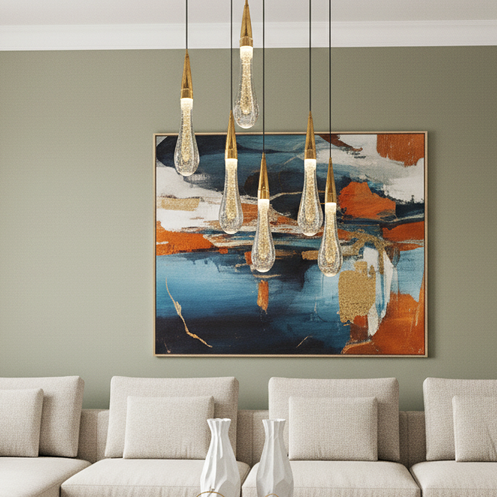 Cam LED Avize 40x120 cm (22w) — görsel 5