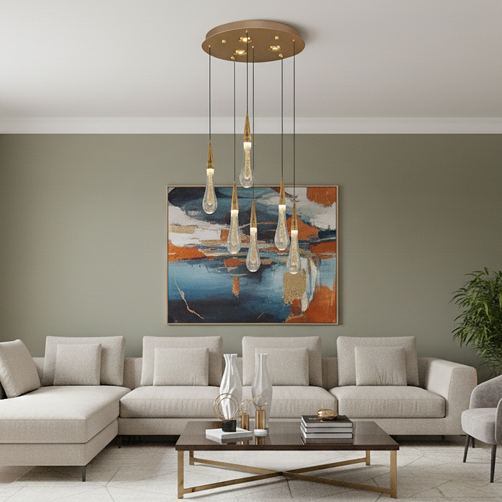 Cam LED Avize 40x120 cm (22w) — görsel 8