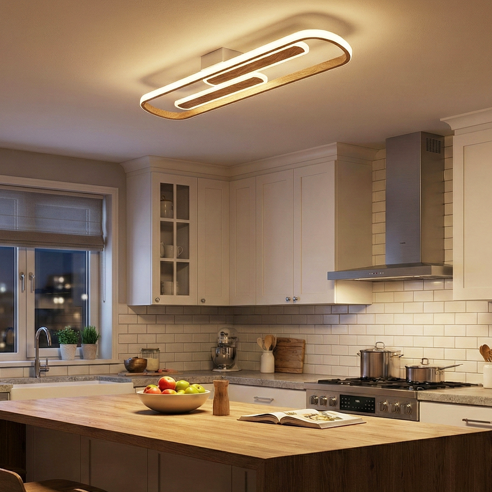 Akrilik LED Plafonyer 60x6 cm — görsel 5