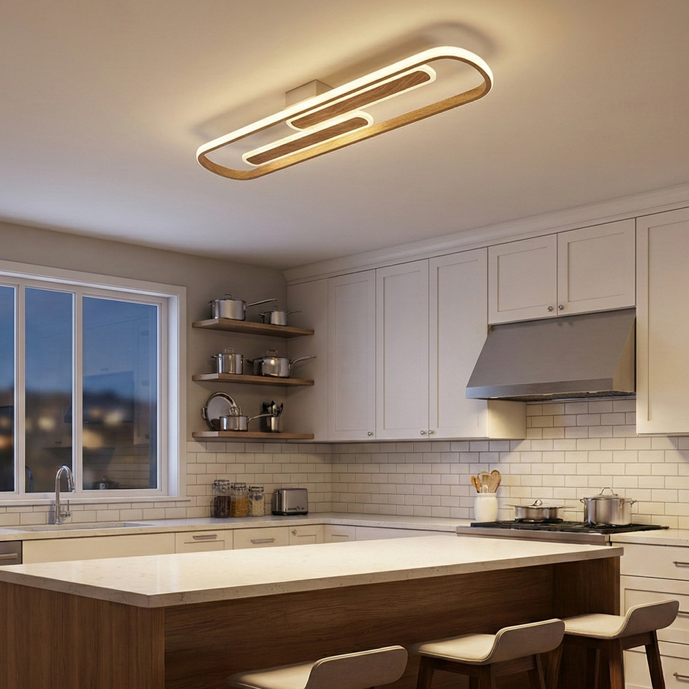Akrilik LED Plafonyer 60x6 cm — görsel 8