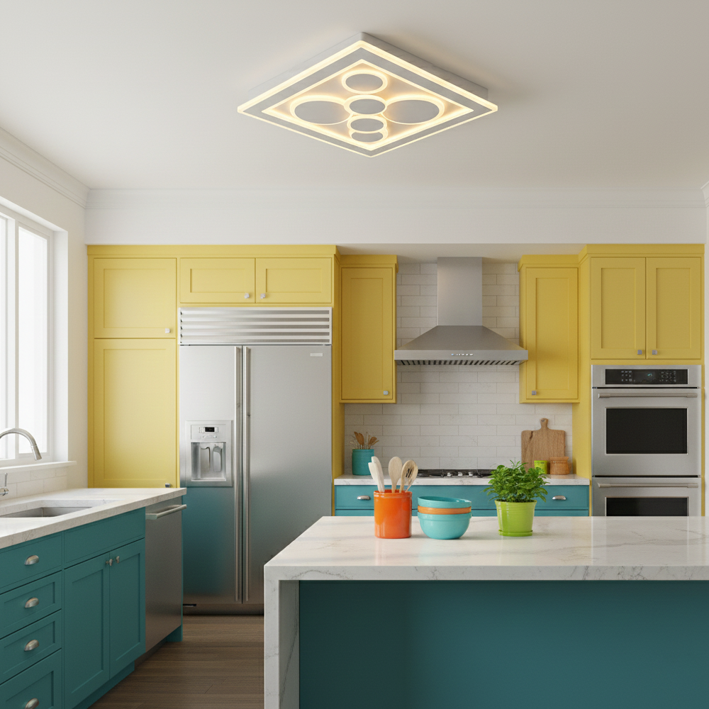 Akrilik LED Plafonyer 50x7 cm (66w) — görsel 6