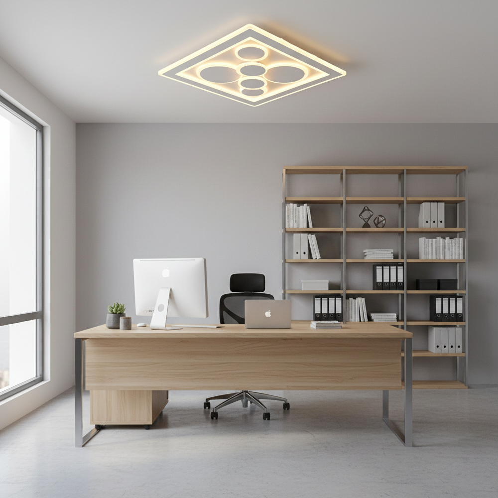 Akrilik LED Plafonyer 50x7 cm (66w) — görsel 7