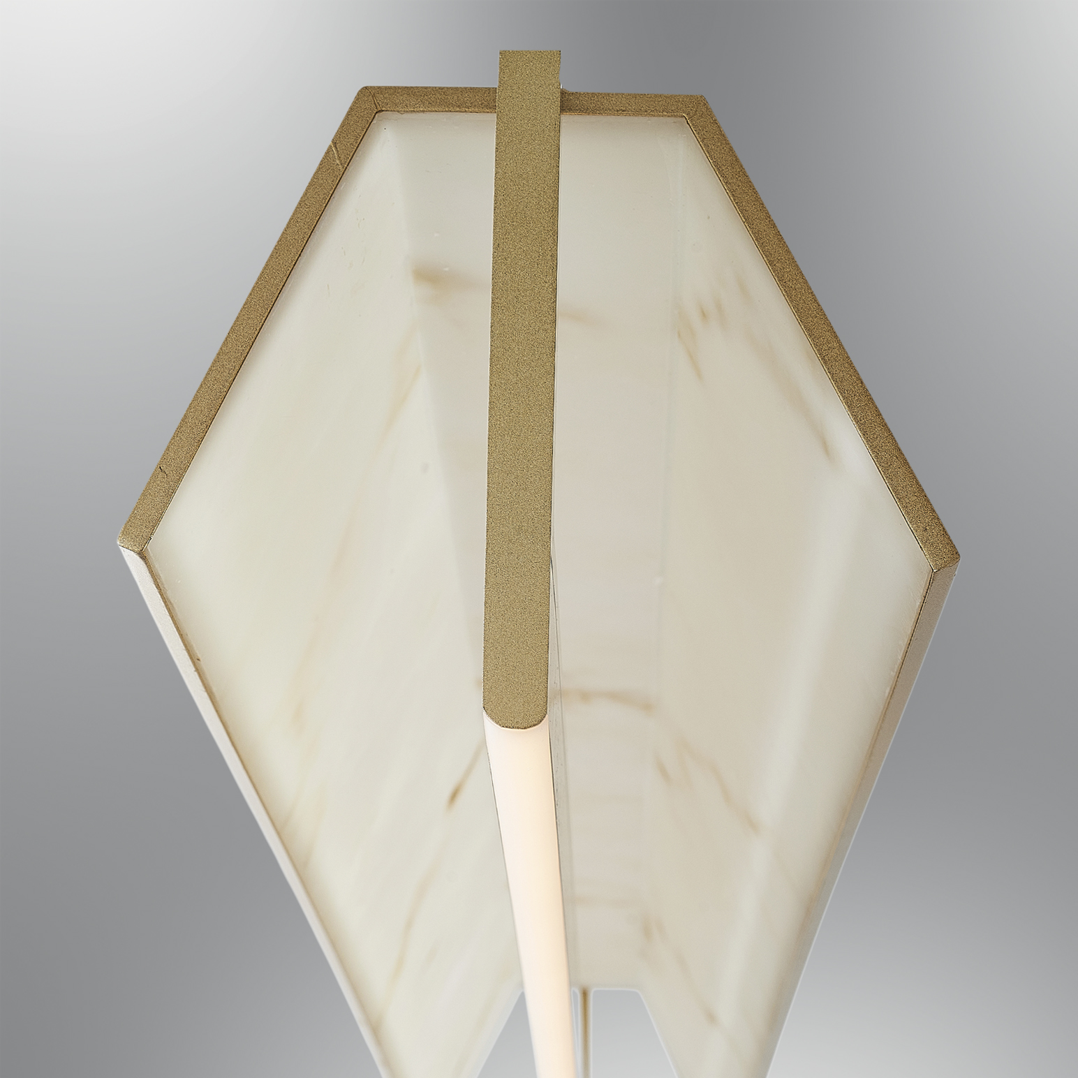 Sarı-Kahve Akrilik LED Avize 92x120 cm — görsel 4