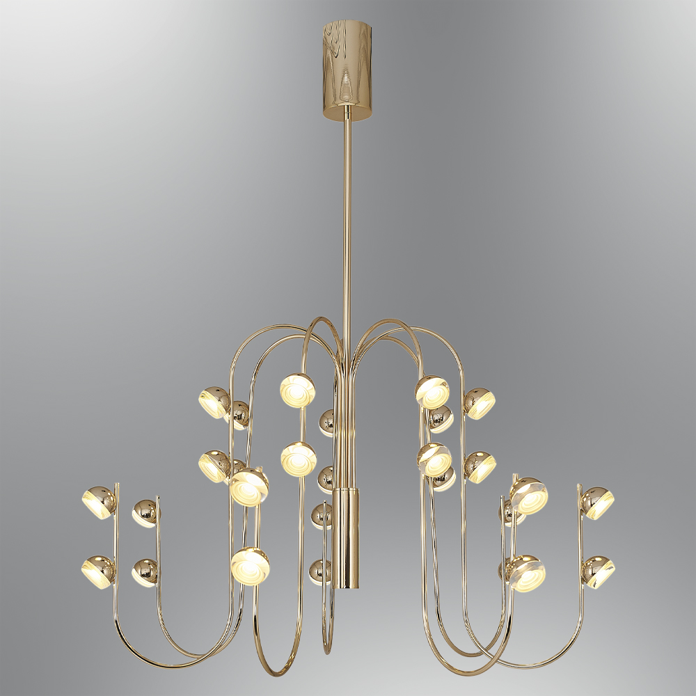 Sarı-Platin Akrilik LED Avize 68x102 cm Sarı-Platin Akrilik LED Avize 68x102 cm