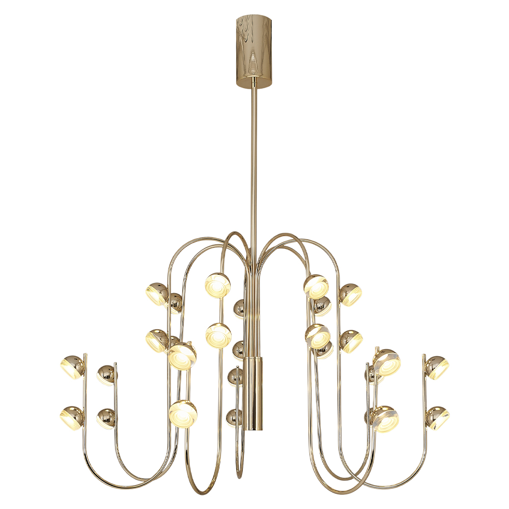 Sarı-Platin Akrilik LED Avize 68x102 cm Sarı-Platin Akrilik LED Avize 68x102 cm