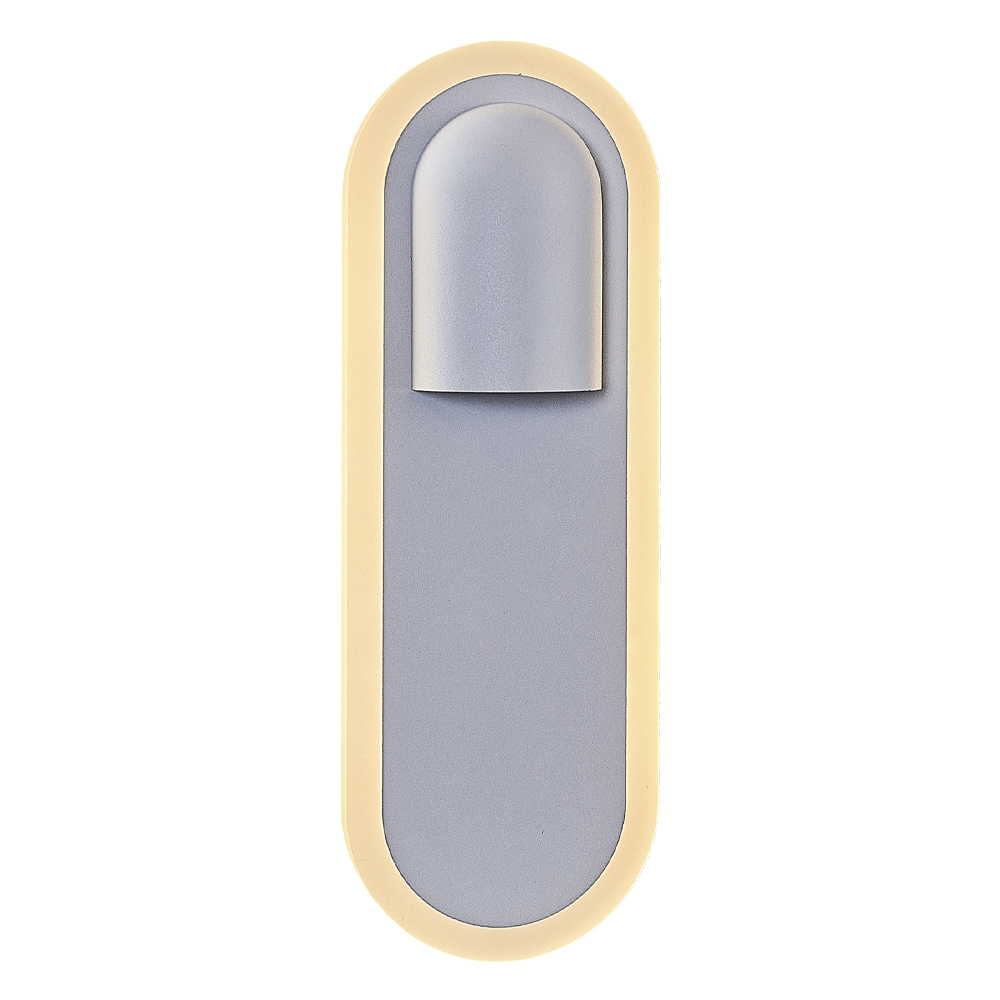 Beyaz-Meşe Akrilik LED Aplik 9x26 cm — görsel 4