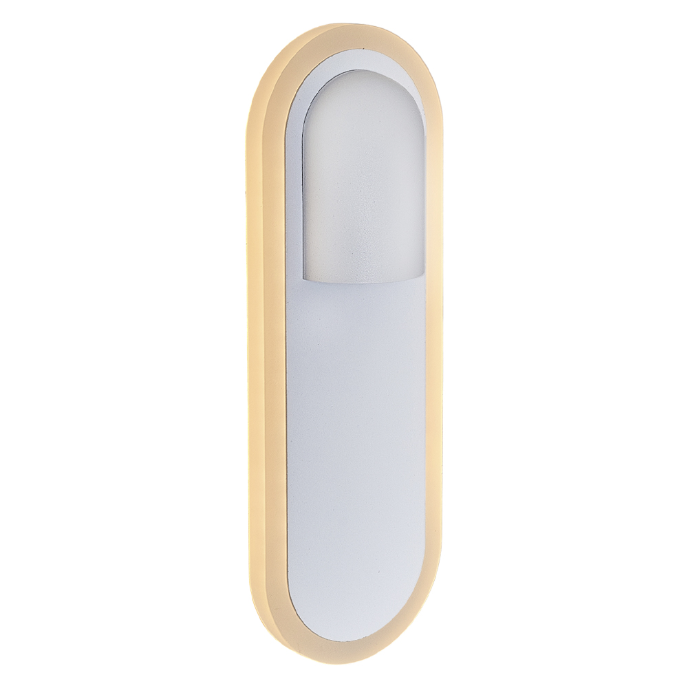 Beyaz-Siyah Akrilik LED Aplik 9x26 cm — görsel 4