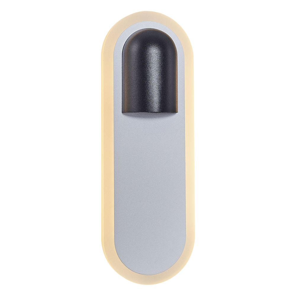 Beyaz-Siyah Akrilik LED Aplik 9x26 cm — görsel 5